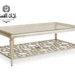 طاوله وسطية مستطيلة بيضاء