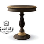 طاوله ركن او خدمة دائرية بني