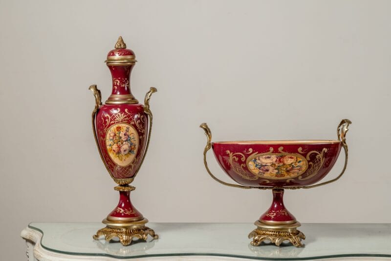 فازةوبونبونيرة خزف أحمر داكن (نحاس معتق ) - Image 3