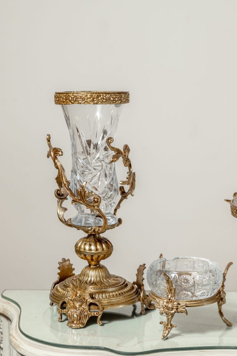 فازة كريستال ( نحاس معتق ) - Image 3